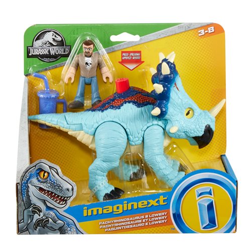 Jurassic World Imaginext Pachyrhinosaurus and Lowery 2-Pack