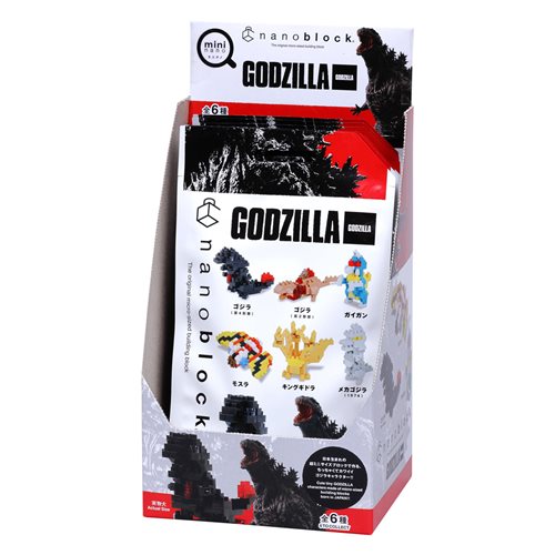 Godzilla Volume 1 Nanoblock Mininano Figure Set of 6
