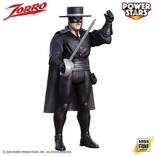 Zorro Power Stars Zorro Retro 5-Inch Action Figure