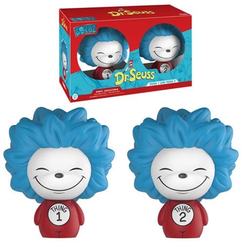 Dr. Seuss Thing 1 and Thing 2 Dorbz Vinyl Figure 2-Pack