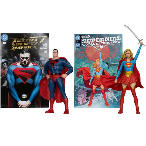 DC Direct Page Punchers Wave 8 7-Inch Scale Action Figure with Comic Book Case of 6