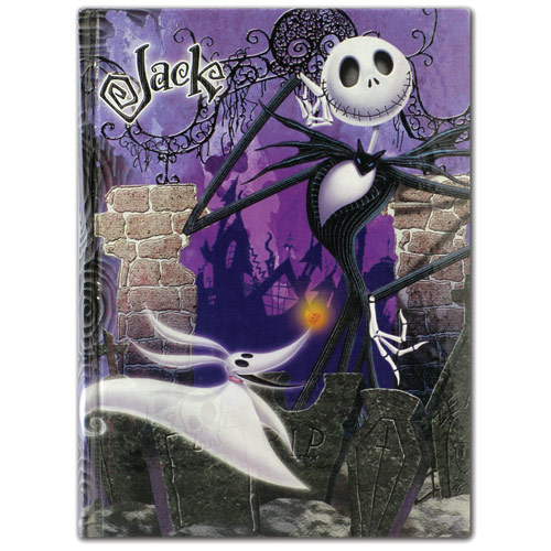 Featuring the image of Jack Skellington and his dog Zero from the Tim Burto...