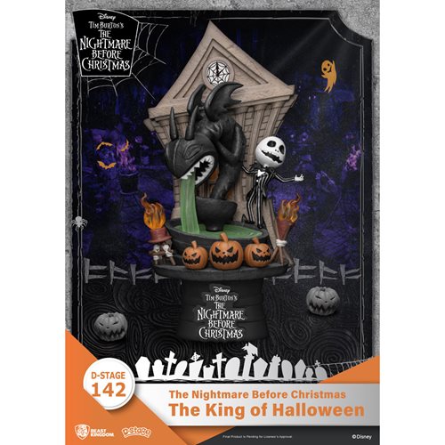 The Nightmare Before Christmas Jack Skellington The King of Halloween DS-142 D-Stage Statue