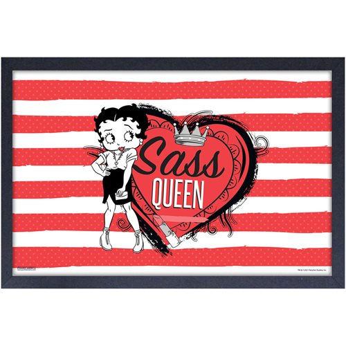 Betty Boop Sass Queen Framed Art Print