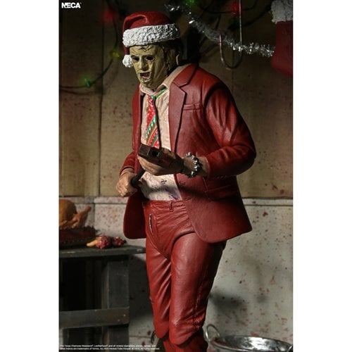 The Texas Chainsaw Massacre Ultimate Santa Leatherfac 7-Inch Scale Action Figure