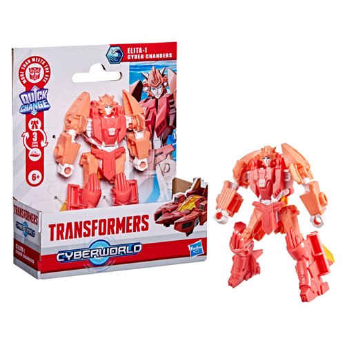 Transformers Cyberworld Elita-1 Cyber Changers 4-Inch Action Figure
