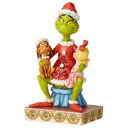 Dr. Seuss The Grinch with Cindy and Max by Jim Shore Statue