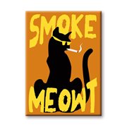 Smoke Meowt Flat Magnet
