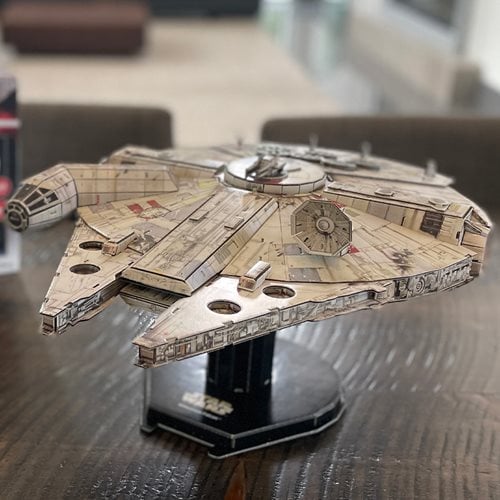 Star Wars Millennium Falcon 3D Model Puzzle Kit
