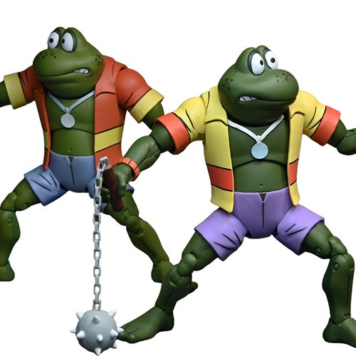 Teenage Mutant Ninja Turtles (1987 Cartoon) Napoleon & Atilla Frog 7-Inch Scale Action Figure 2-pack