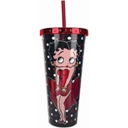Betty Boop 20 oz. Foil Cup with Straw