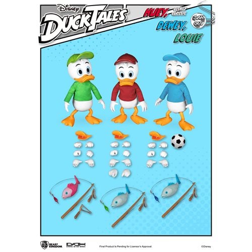 DuckTales Huey, Dewey and Louie DAH-069 Dynamic 8-ction Heroes Action Figure Set