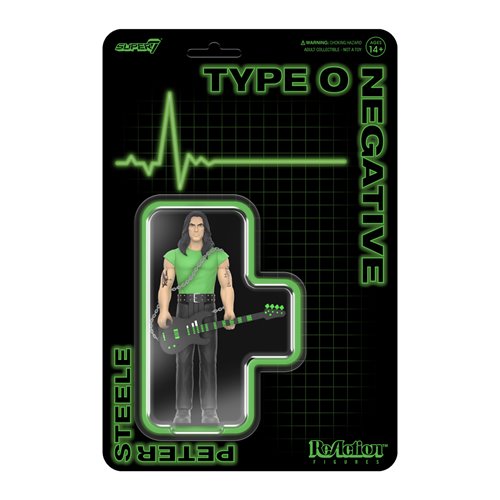 Type O Negative Peter Steele 3 3/4-Inch ReAction Figure