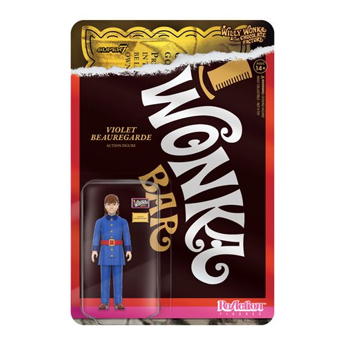 Willy Wonka and the Chocolate Factory Violet Beauregarde 3 3/4-Inch ReAction Figure