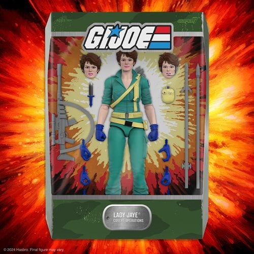 G.I. Joe Ultimates Lady Jaye (DIC Teal) 7-Inch Action Figure