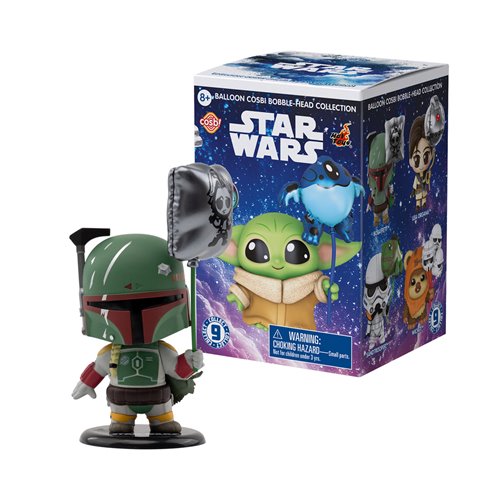 Star Wars Balloon Cosbi Bobble-Head Collection Blind-Box Mini-Figure Case of 8
