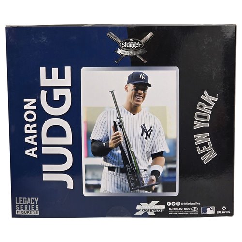 MLB SportsPicks New York Yankees Aaron Judge Silver Slugger Trophy Boxed Set