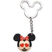 Minnie Mouse with Heart Eyes Icon Ball Key Chain