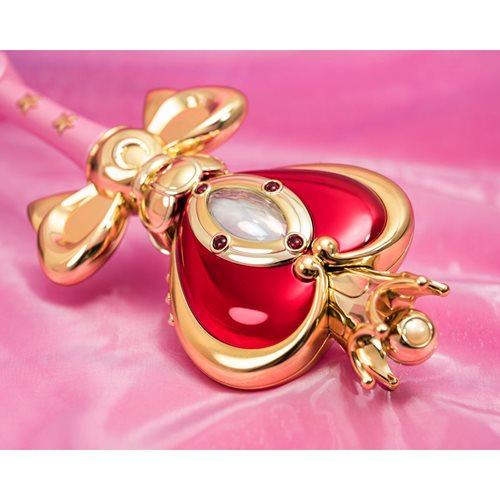 Pretty Guardian Sailor Moon Spiral Heart Moon Rod Brilliant Color Edition Proplica