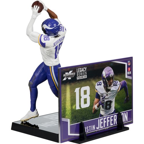 NFL SportsPicks Minnesota Vikings Justin Jefferson 7-Inch Posed Figure
