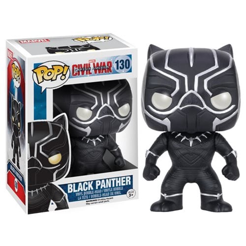 Captain America: Civil War Black Panther Funko Pop! Vinyl Figure #130
