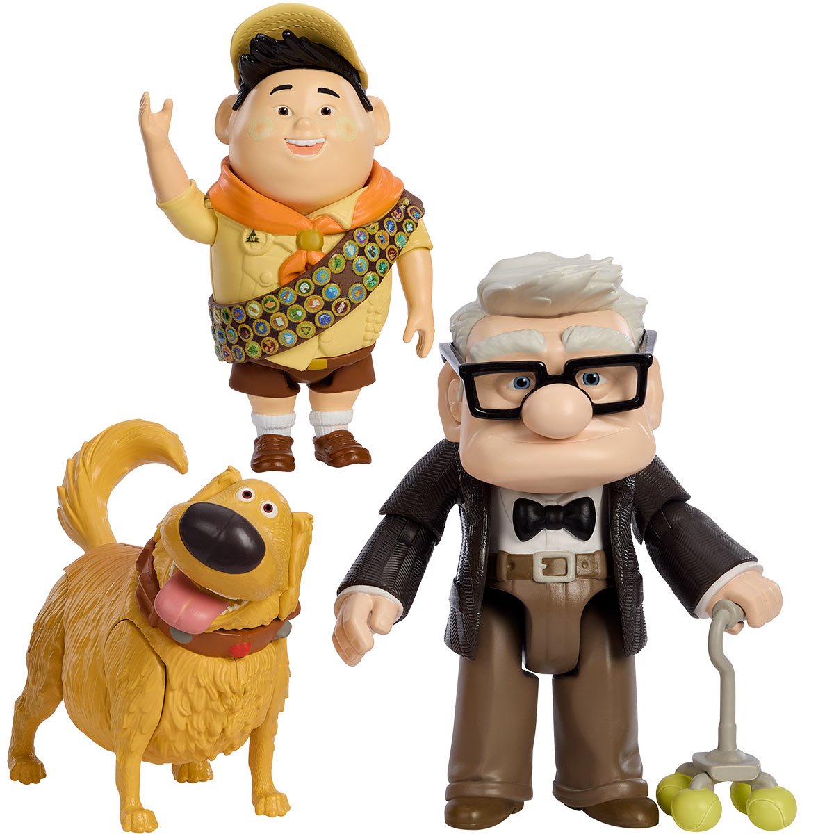Disney Pixar Up 4Inch Scale Action Figure 3Pack