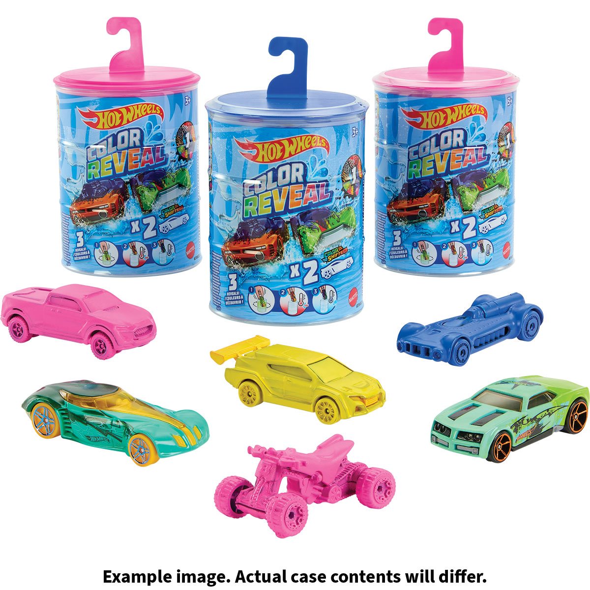 Hot Wheels Color Reveal Vehicle 2-Pack 2023 Mix 1 Case of 12