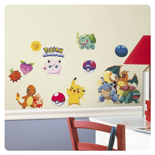 Pokemon Iconic Peel and Stick Wall Decals