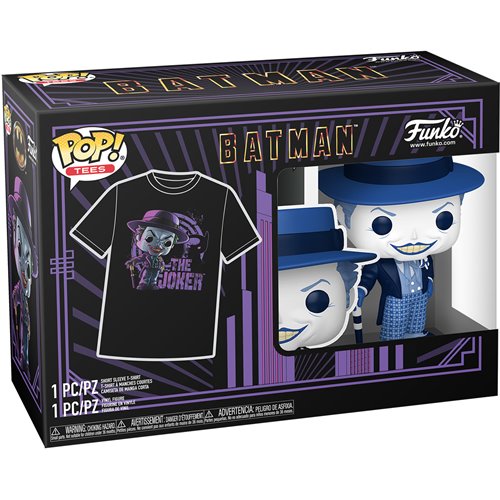 Batman 1989 The Joker Funko Pop! Vinyl Figure and Adult Pop! T-Shirt 2-Pack