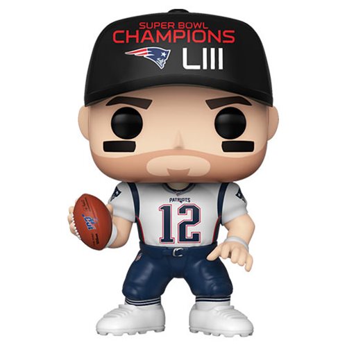 NFL Patriots Tom Brady (Super Bowl Champions LIII) Funko Pop! Vinyl Figure