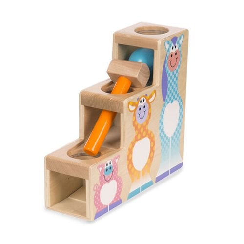 Melissa & Doug First Play Pound and Roll Stairs