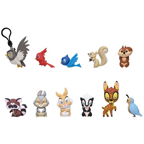 Disney Woodland Characters Series 75 3D Foam Bag Clip Display Case of 24