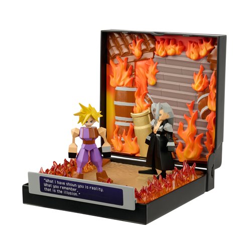 Console Heroes Sony PlayStation Final Fantasy VII (Nibelheim) Diorama Playset