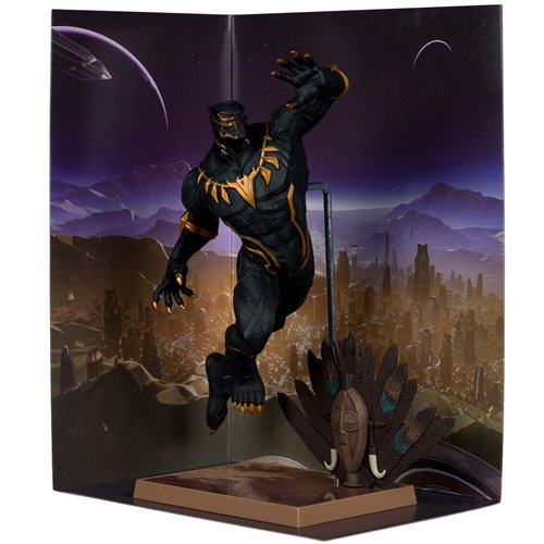 Marvel Rivals Wave 3 Black Panther 1:6 Scale Posed Figure with Scene and Comic