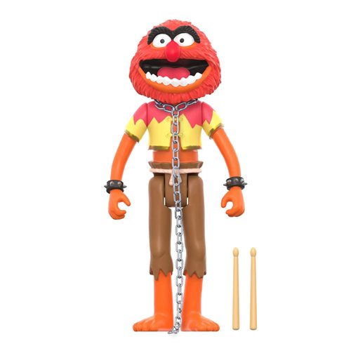 The Muppets Electric Mayhem Band Animal 3 3/4-Inch ReAction Figure