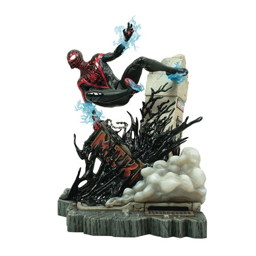 Marvel Select Gamerverse Gallery Spider-Man 2 Miles Morales Statue