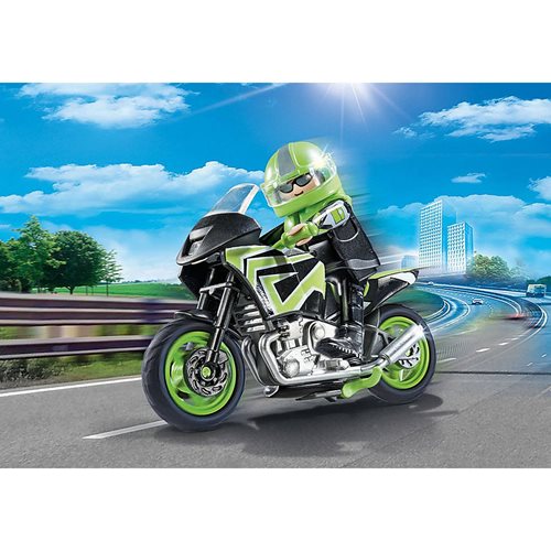 Playmobil 70204 Vehicle World Motorcycle with Rider