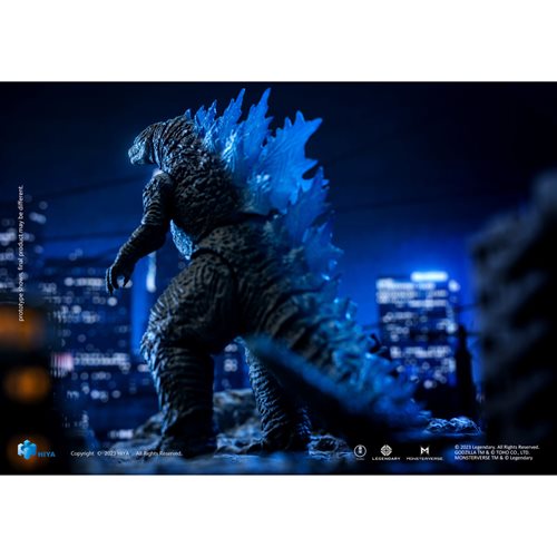 Godzilla vs. Kong Exquisite Basic Heat Ray Godzilla Translucent Version Action Figure - Previews Exclusive