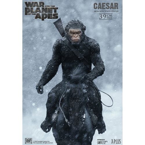Dawn of the Planet of the Apes Caesar with Rifle Soft Vinyl Statue