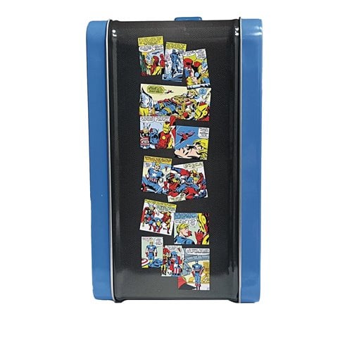 Captain America Classic Tin Titans Lunch Box with Thermos - Previews Exclusive