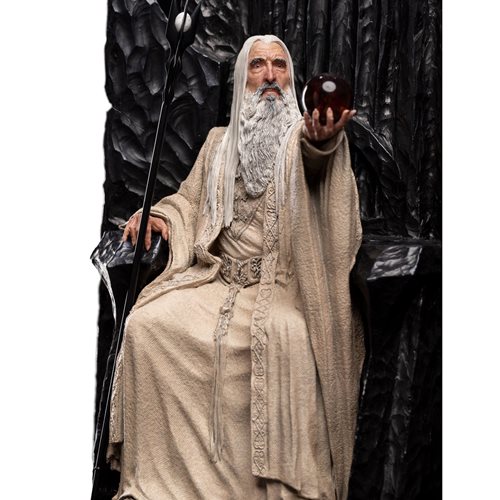 The Lord of the Rings Saruman the White on Throne 1:6 Scale Statue