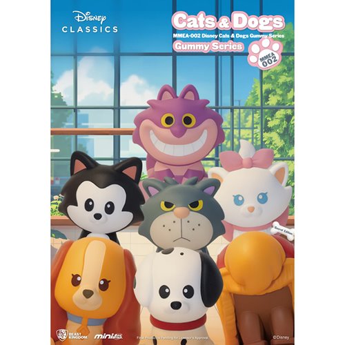 Disney Cats and Dogs Gummy Series MMEA-002 Mini-Figure Blind Box Case of 24