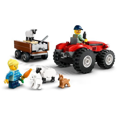 LEGO City 60461 Red Farm Tractor with Trailer & Sheep