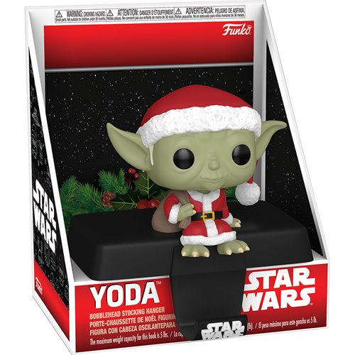 Star Wars Yoda Holiday Edge-Sitter Stocking Holder