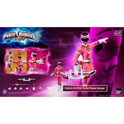 Power Rangers Turbo Pink Turbo Power Ranger FigZero 1:6 Scale Action Figure