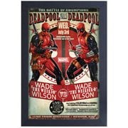 Deadpool Battle of the Champions Framed Art Print