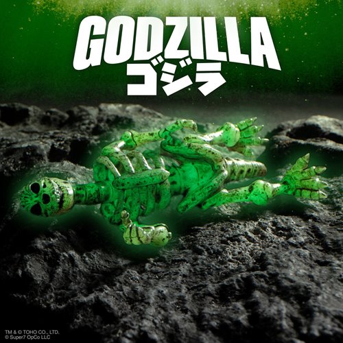 Godzilla Skeleton (Glow-in-the-Dark) 3 3/4-Inch ReAction Figure