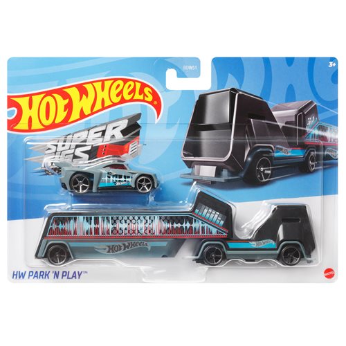 Hot Wheels Super Hauling Rig and Car 2023 Mix 4 Case of 6