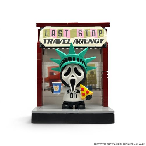 Ghost Face Mystery Flybricks Ghost Face in Different Places 3-Inch Mini-Figure and Building Set Case