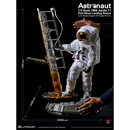 Astronaut Apollo 11 LM-5 A7L ver. The Real 1:4 Scale Statue